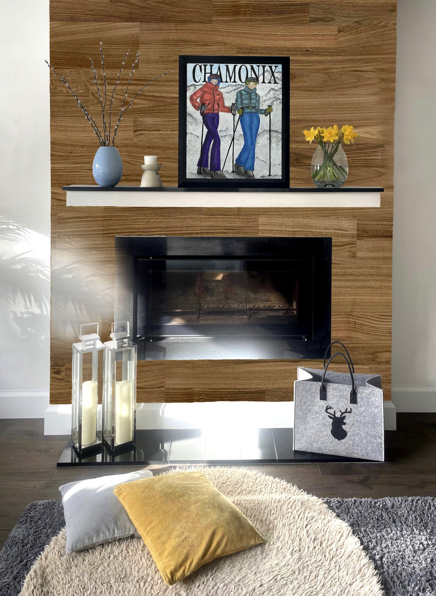 Chamonix Girls on Canvas (Custom Order)