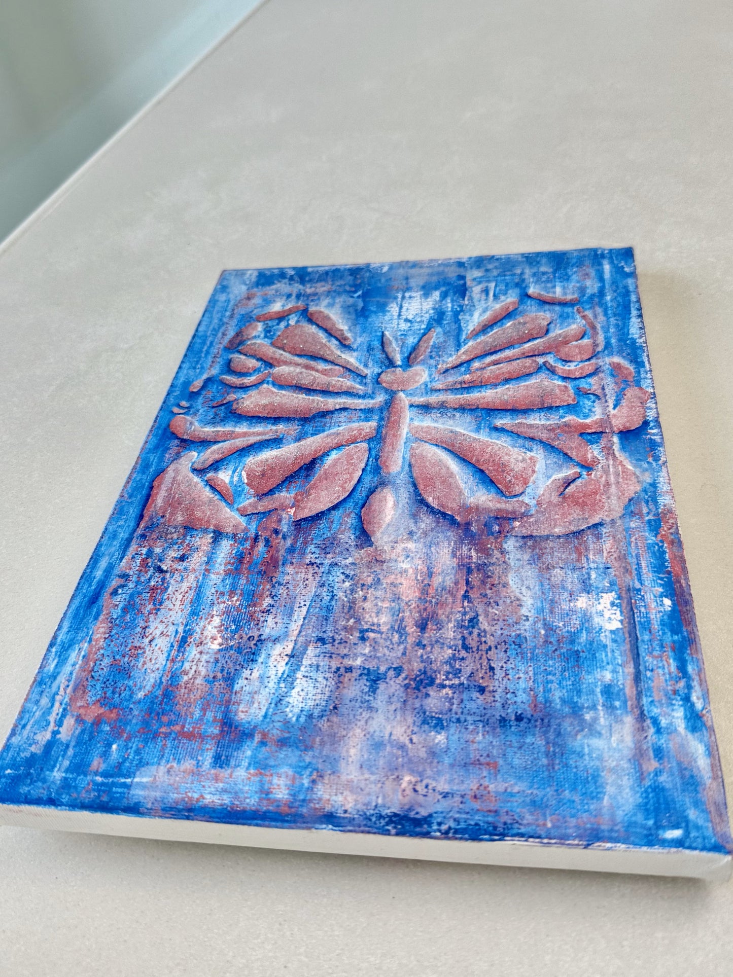 Terracotta Butterfly on Canvas (Custom Order)