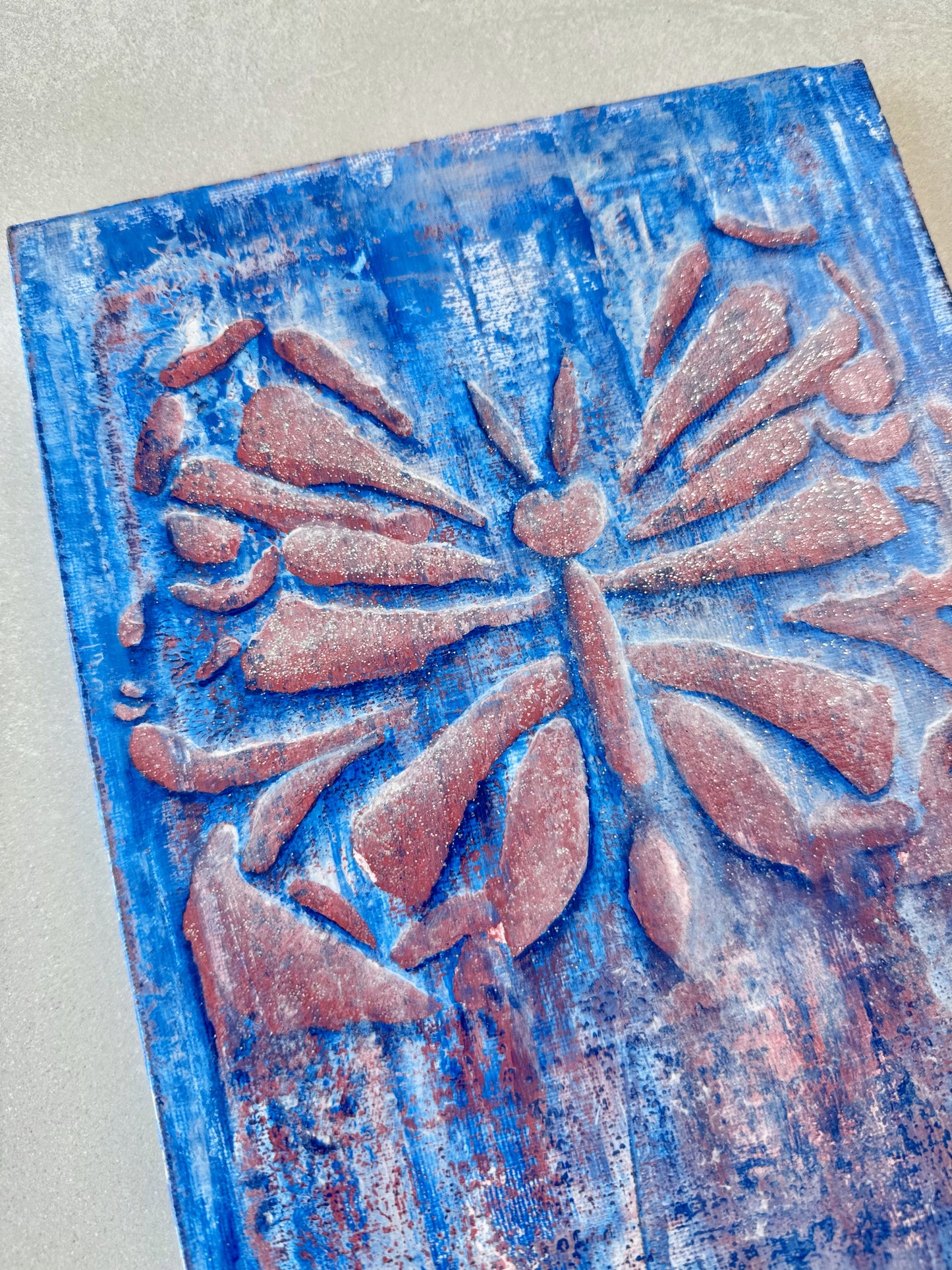 Terracotta Butterfly on Canvas (Custom Order)